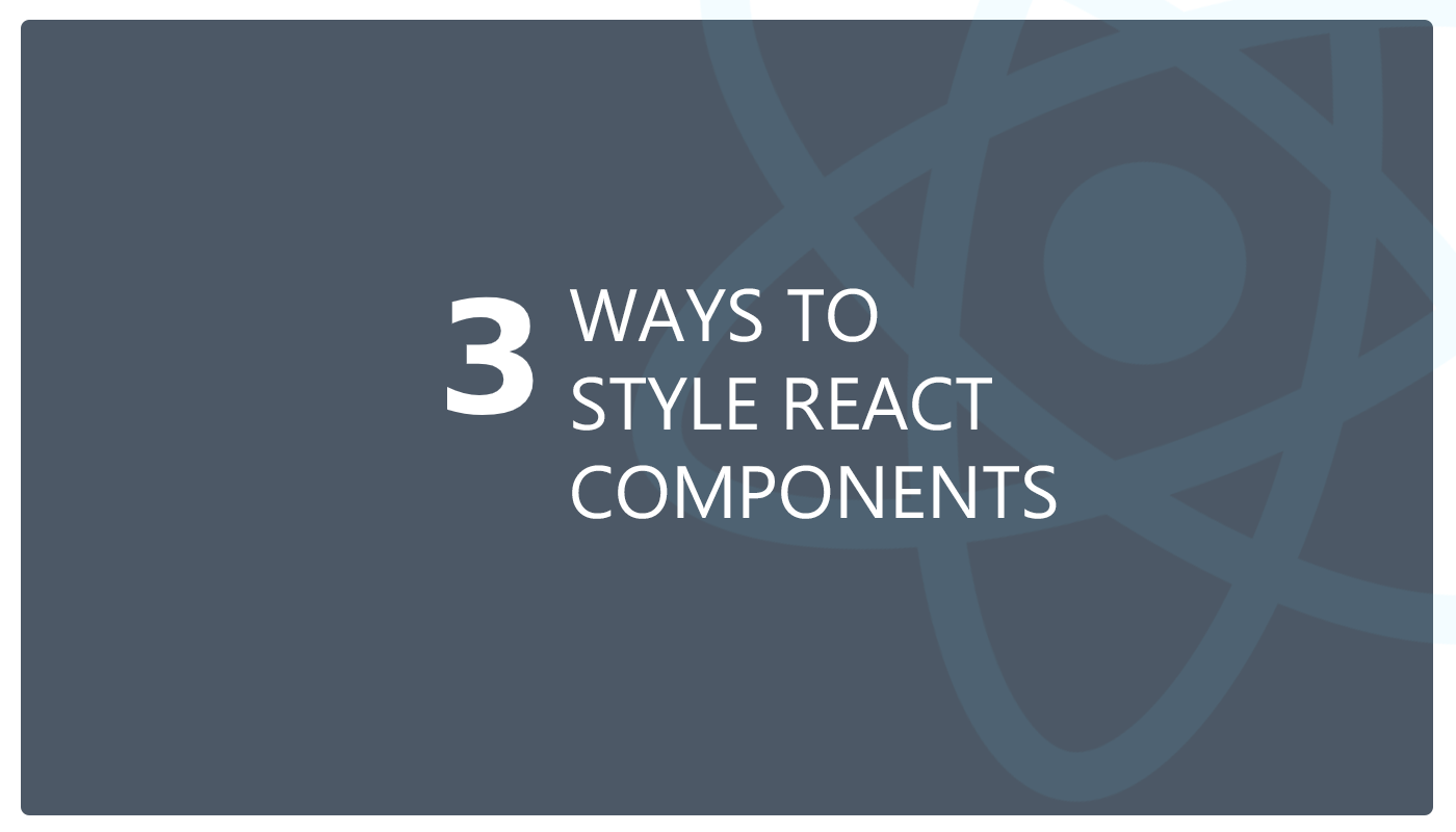 3 Ways To Style React Components - Html Hints